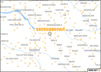 map of Sar Āsīāb-e Pā\