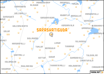 map of Saraswatiguda