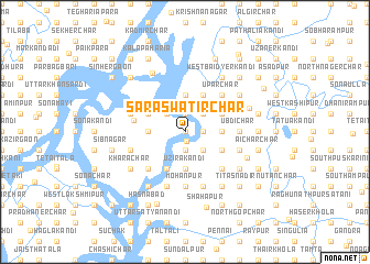 map of Saraswatir Char