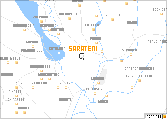 map of Sărăteni