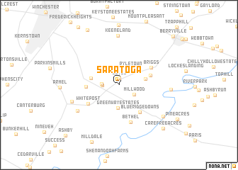 map of Saratoga