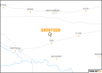 map of Saratoga