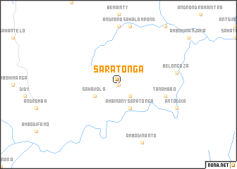 map of Saratonga