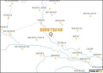map of Saratovka