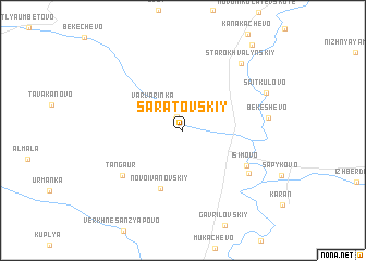 map of Saratovskiy