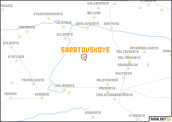 map of Saratovskoye