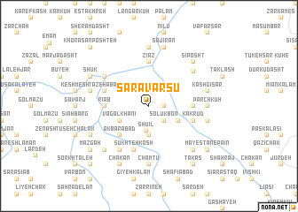 map of Sarāvarsū