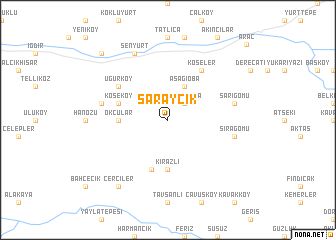 map of Saraycık