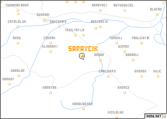 map of Saraycık