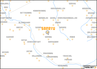 map of Sārāyū