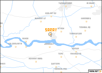 map of Saray