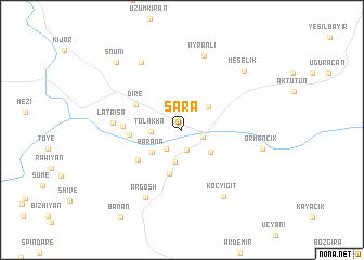 map of Sara