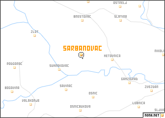 map of Šarbanovac