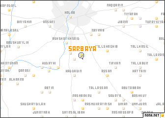 map of Şarbāyā