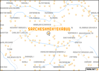 map of Sarcheshmeh-ye Kabūd