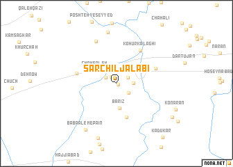 map of Sarchīl Jalābī