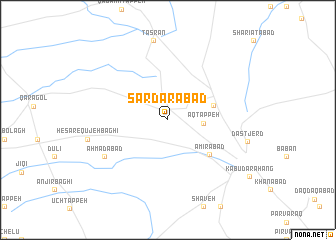 map of Sardārābād