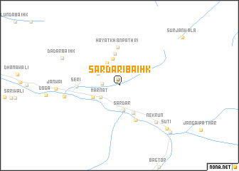 map of Sardāri Baihk