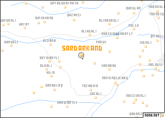 map of Sǝrdarkǝnd