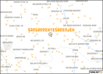 map of Sar Darreh-ye Sarenjeh