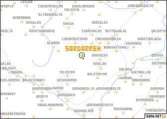 map of Sardarreh