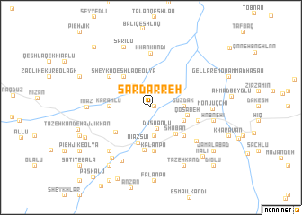 map of Sardarreh