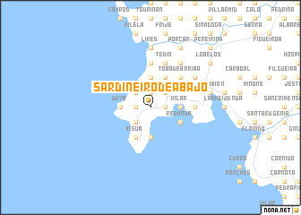 map of Sardiñeiro de Abajo