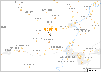 map of Sardis