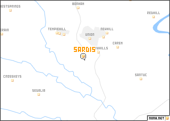 map of Sardis