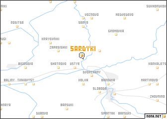 map of Sardyki