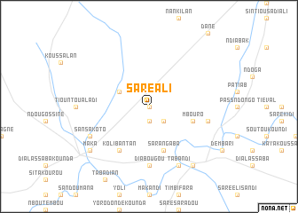 map of Saré Ali