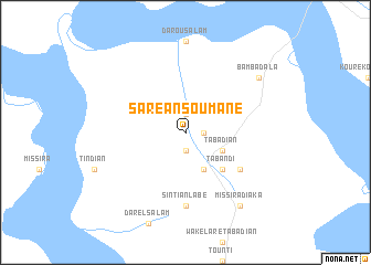 map of Saré Ansoumane