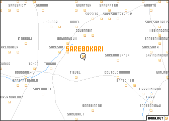 map of Saré Bokari