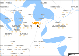 map of Saré Boki