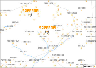 map of Sare Bori