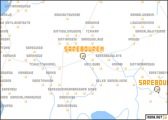 map of Saré Bourem