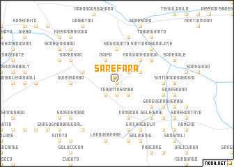 map of Saré Fara