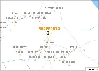 map of Saré Fouta