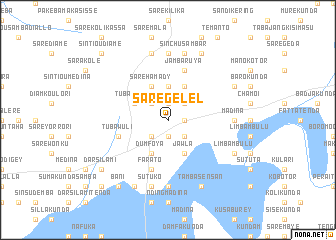 map of Sare Gelel