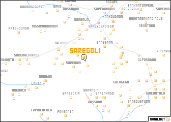 map of Saré Goli