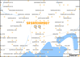 map of Sare Hamady