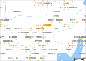 map of Sare Jaubè