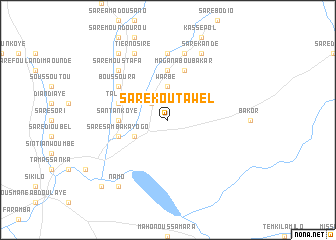 map of Saré Koutawel