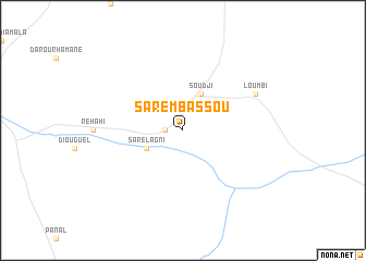 map of Saré Mbassou