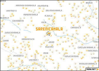 map of Šarenica Mala