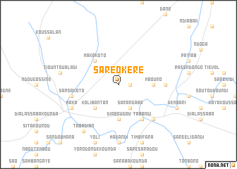 map of Saré Okéré