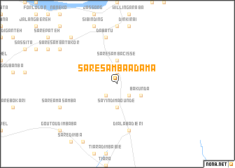 map of Saré Samba Adama