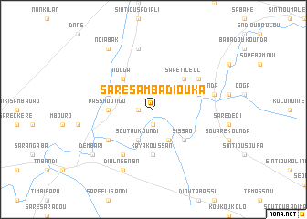 map of Saré Sambadiouka