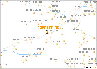 map of Saré Tening