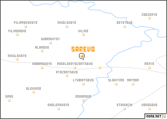 map of Sarevo